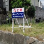 大阪府大阪市北区天満の<br />株式会社エムアイディー様<br />野立て看板　2023.9.22