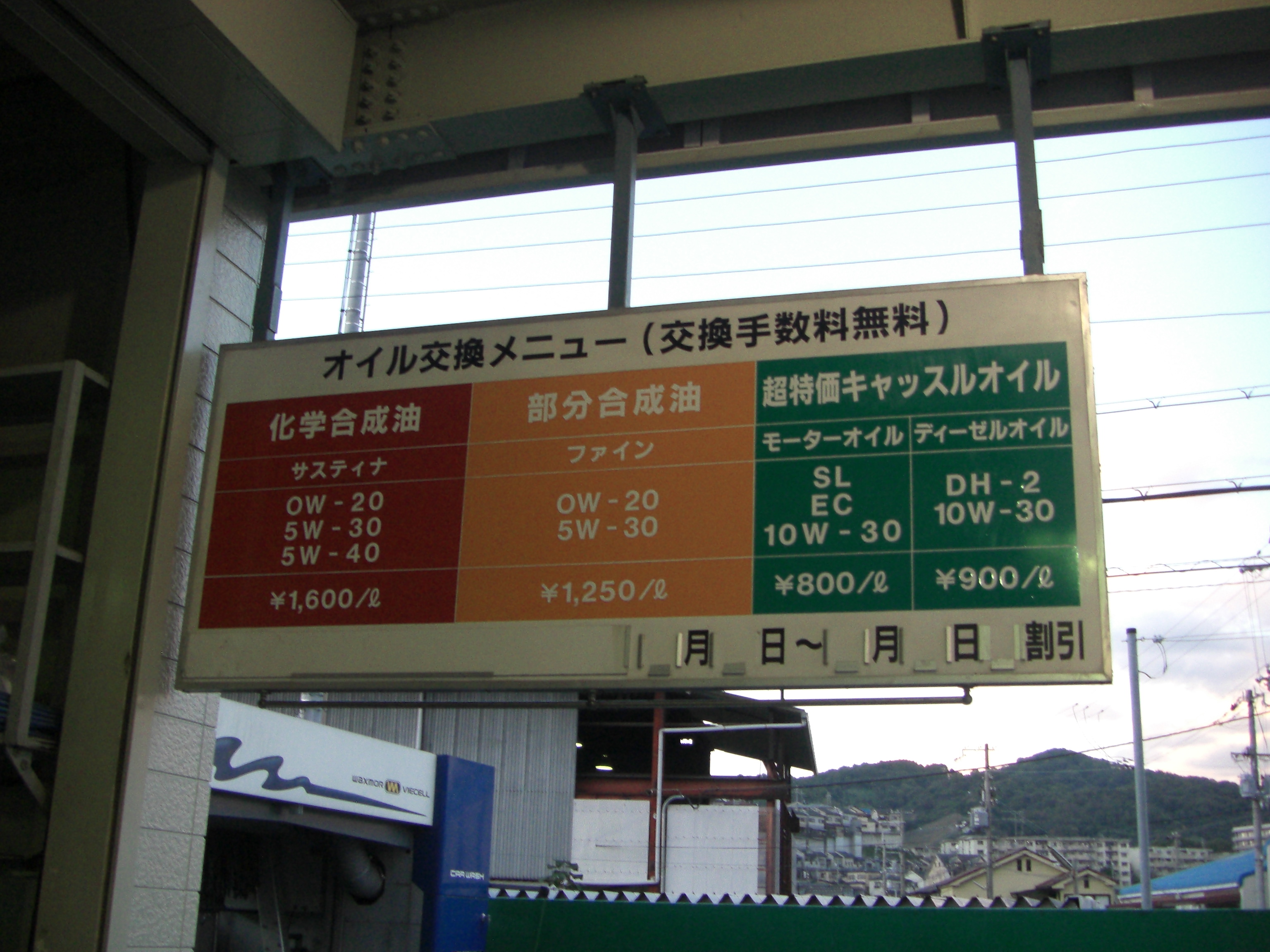 袖看板・突出看板
